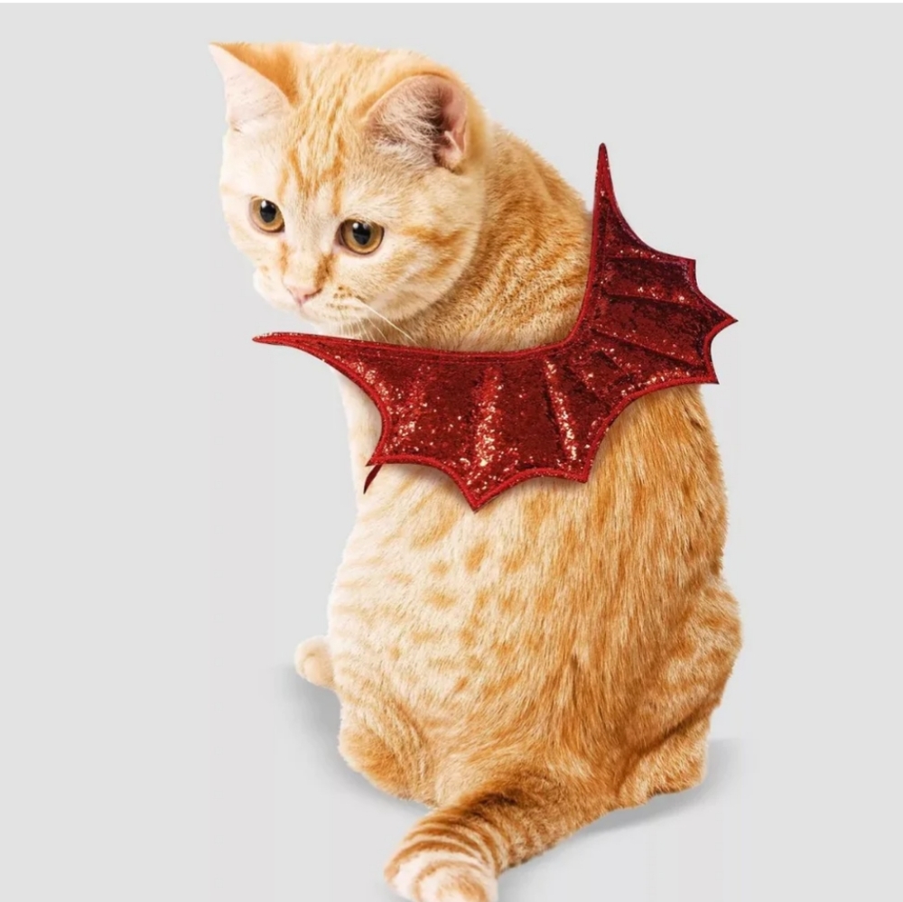 Hyde and eek Sparkly Red Cat Devil wings Halloween Costume Bat Wings